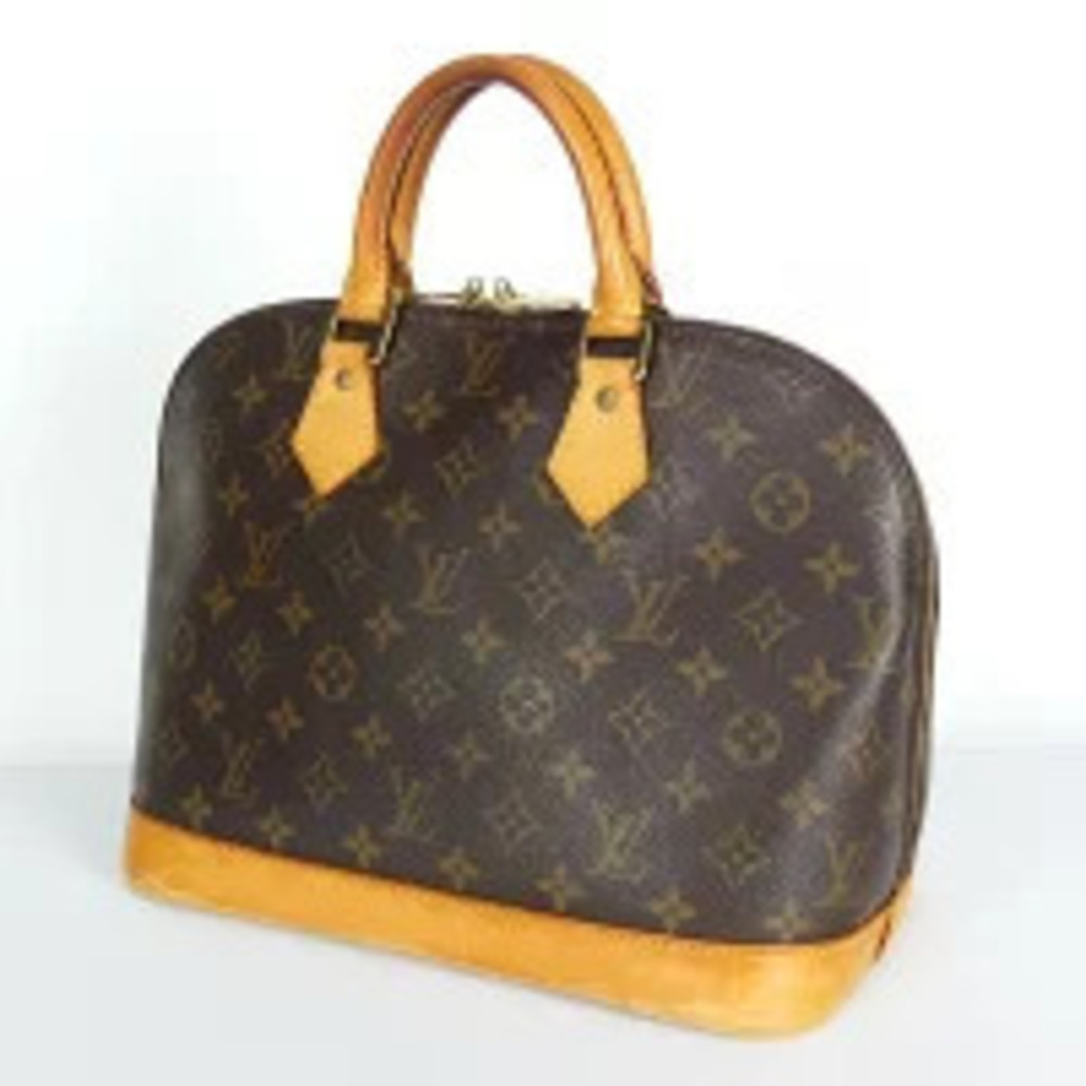 Louis Vuitton Alma Monogram Handbag Brown